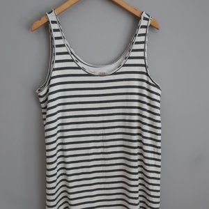 Jackson Rowe Grey Striped Tank Dress